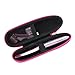 Hermitshell Travel Case Fits Panasonic ES2113PC Facial Hair Trimmer Women Pivoting Head Eyebrow Trimmer Attachments (Pink)
