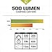 CORE 500 Lumen CREE LED Battery Lantern, Two Modes, Water Resistant, Camping Emergency Backyard Use
