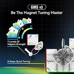GAN Mini M Pro, 3x3 Stickerless Magnetic Cube 356