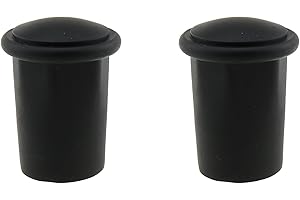 ZZHXSM 2PCS Lacrosse Hockey Stick Supplies Lacrosse Stick End Tape Protectors Stick End Covers Black Lacrosse End Caps Tail C