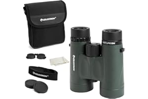 Celestron - Nature DX 8x42 Binoculars – Ideal for Birding and Outdoors – 42mm Objective Lenses – Wide 7.4° Field of View – Ba