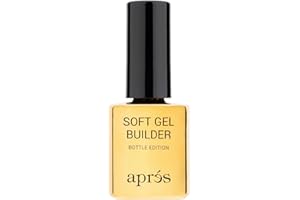 Aprés Soft Gel Builder in a Bottle, Self-Leveling Soak-Off Gel-X Nail Extension Thickening Strengthener