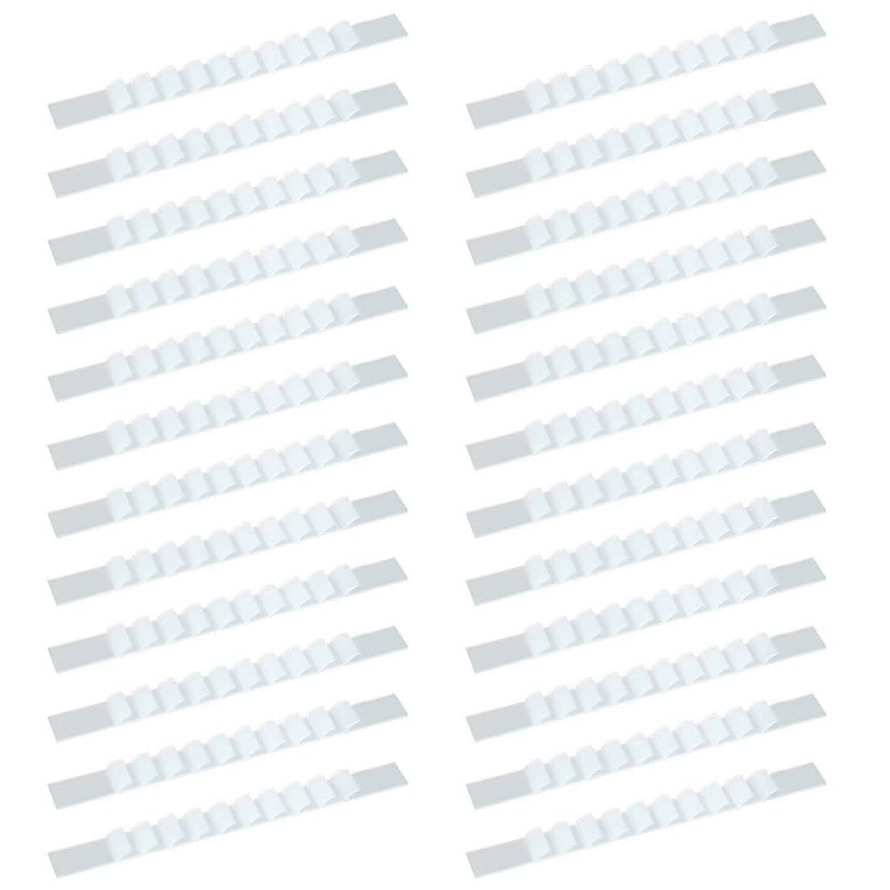 100 Pcs Non-Slip Hanger Grips Clear Non-Slip Clothes Hanger Grips Clear Silicone Clothing Hanger Strips for Wood Hangers Plastic Hangers Home Stores Use