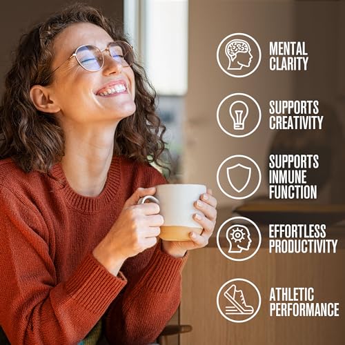 MATCHA DNA ShroomDNA Mushroom Coffee Blend with Chaga & Lion's Mane | Instant Focus + Clarity All Day | Organic + Vegan + Gluten Free | No Added Sugar | 20 Count