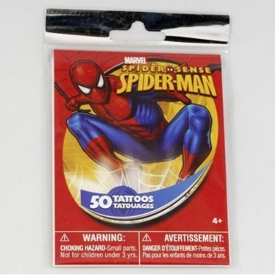 Spider-Man Temporary Tattoos - 50 Tattoos per Package!