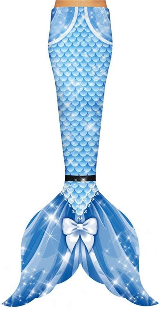 RKRZLB Mermaid Tails for Girls Mermaid Tail Swimmable Bikini Set,Bikini Swimming Costumes with Colorful Fin,Girls Mermaid Tails for Swimming