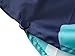 SaphiRose Unisex Rain Poncho Jacket Coat Hooded for Adults Women Men with Pockets(Lilies)
