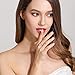 Bella Lotus SHINCO 18k Rose Gold Plated Simulated Pearl Rings Wedding Bands Mothers Day Gifts, Size 8