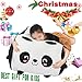 Panda Stuffed Animal Bean Bag Chair Cover Toy Storage Large Size 24x24 Inch Velvet Extra Soft Plush Organization for Kids Toys Blankets Towels Clothes Household Supplies