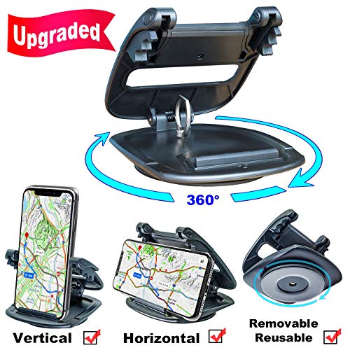 image for aneaseit Cell Phone Holder for Car Dashboard, (2nd Gen Plus) Car Phone