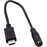 axGear USB 3.1 Type C USB-C to DC 5.5 x 2.5mm Power Jack Extension Charge Cable