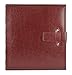 Golden State Art, Maroon Photo Album, Faux Leather Cover, with Strap Closure, 200 Pocket for 5x7 Pictures, 2 Per Page (6223)