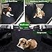 UPSKY Dog Car Seat Cover Luxury Pet Seat Cover with Mesh Window, Side Flap, 4 straps, 600D Heavy Duty Waterproof Scratch Proof Nonslip Pet Seat Cover Hammock for Cars SUVs and Trucks