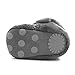 Lidiano Unisex Baby Infant Toddler Slip On Fleece Booties Bootie (3 M US Infant, Grey)