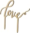 ROSENICE LOVE Kuchenaufsatz – Holz-Deko Für Hochzeitstorte, Geburtstag Oder Jubiläum. Elegant & Wiederverwendbar.