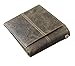 New Vintage Brown Leather Wallet With Chain Mens Bifold /Many Card Holder