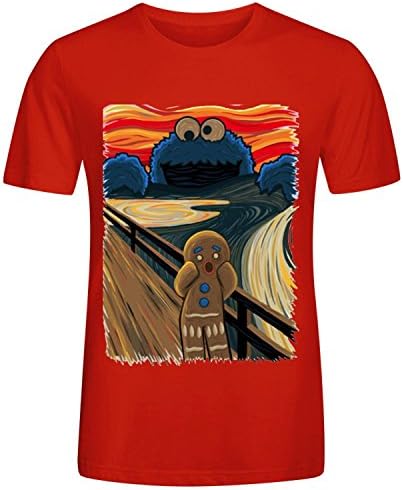 YYOUBUY Men T-Shirts The Cookie Monster Muncher O Neck T-Shirts Summer Tee
