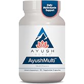 Ayush Herbs Ayush Multi, Multi Vitamin Capsules, 90 Servings | Multivitamin with Iodine &amp; Zinc for Men &amp; Women, Daily Vitamin &amp; Mineral Support for Adults