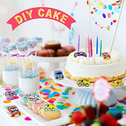 Faliilove Pull Back Cars, 36 Pack Mini Race Cars Toys Assorted Play Vehicles for Preschool Toddlers Boys & Girls Birthday Party Favors for Kids Gifts | Cake Topper Decorations | Easter Egg Fillers