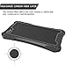 Carbon Fiber Aluminum Metal Gorilla Glass Heavy Duty iPhone 6s Plus/ 6 Plus Case(5.5