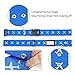 Swify Luggage Strap Suitcase Belt Elastic Travel Luggage Straps TSA Approved Accessories with Name Tags(4 Pack)