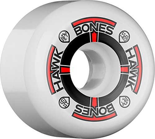 Bones Wheels Tony Hawk SPF T-Bone White Skateboard Wheels - 