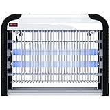 PestZilla™ Robust UV Electronic Bug Zapper – 20 Watts, Large-area Protection - Up to 6,000 Sq. Feet / For Indoor Use – Kills Flies, Mosquitoes, Insects, Etc. – Enjoy an Insect Free Environment
