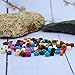 Over 2,400 Ceramic Pony Beads for Jewelry Making with Free Genuine Leather Cord Necklace - Handmade Colorful Premium Quality Craft Bead Kit - Unique Craft Supplies