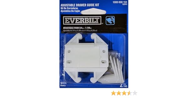 Amazon Com Everbilt Adjustable Drawer Guide Kit Home Kitchen