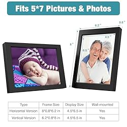 KWANWA 5x7 Picture Frame, Personalized 20S Voice