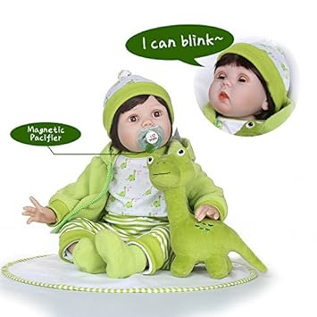 baby doll with blinking eyes