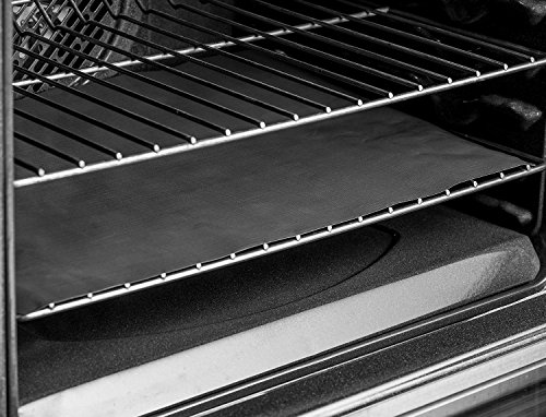 HomeCrate Oven Liner, 18" X 26" Durable Non-Stick Sheet, Black