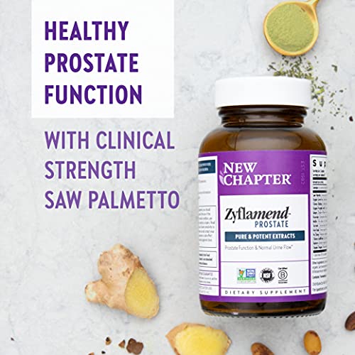 New Chapter Prostate Supplement Zyflamend Prostate with Saw Palmetto