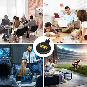 OMMO WiFi Dongle HDMI Screen Mirroring, 5G/2.4G 4K/30Hz 1080p Supporto Miracast Airplay DLNA per smartphone Android… - immagine 8