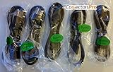 Pc Accessories - Connectors Pro 5-Pack 3' UNIVERSAL POWER CORD - 3 Feet IEC320 C13 to NEMA 5-15P CSA UL RoHS, 3 Ft 5-PK