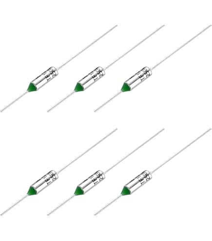 2x NEC SCHOTT SEFUSE SF129E Thermal Fuse Cutoff – 133°C 10A 250V With 4 Butt Connectors