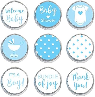 baby shower boy stickers