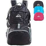 Hopsooken 30L Ultra Lightweight Travel Water Resistant Packable Backpack for Hiking Cycling Sports Daypack Backpack / Ultralight and Handy + Lifetime Warranty