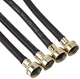 Whirlpool 8212546RP 4-Foot Black Rubber Washer Hos