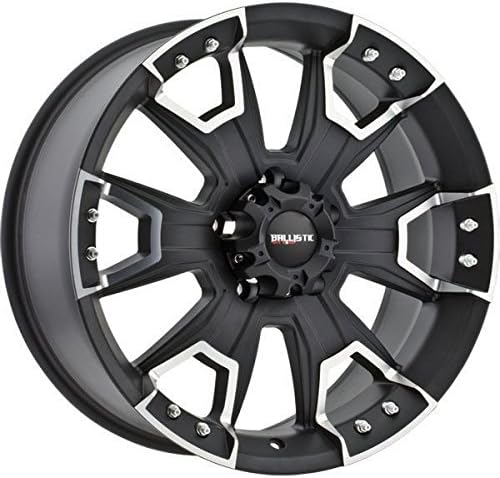 Ballistic 904 Havoc 17x9 5x127/5x5" -12mm Flat Black Wheel Rim