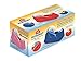 Acrimet Premium Desktop Tape Dispenser Jumbo, Plastic, Non-Skid Base (Heavy Duty) (Red Color)