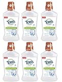 Tom's of Maine Children's Anticavity Fluoride Rinse, Juicy Mint, 16 Ounce ( Pack of 6 )