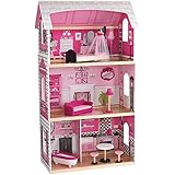 KIDKRAFT Großes Puppenhaus Bonita Rosa Dollhouse Nr 65832 Holz Pink Paradise