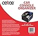 Oetoe Car Console Organizer - Car Trunk Organizer, Perfect Front Seat Organizer, Driving Necessities Organizer, Kids Accessories Backseat Organizer, 4 Inside, 6 Outside Pockets, Easy Fold Design