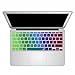Litop 11inch Rainbow Gradient Silicone Keyboard Cover Skin for Apple MacBook Air 11