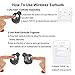 Wireless Earbuds, Proker Cordless Bluetooth headphones in-Ear Phone Headset Car Bluetooth Headphone, Mini Wireless Bluetooth Headset Built In Mic, Ear Phone Stereo Headset with Charging Dock (Black)