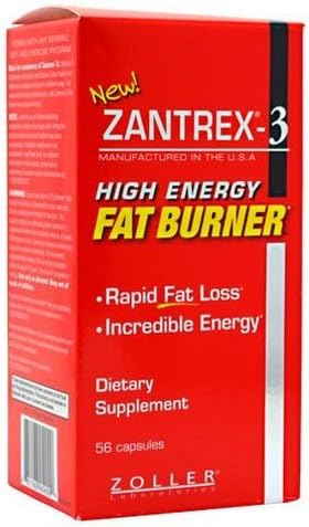 Zantrex-3 High Energy Extreme Fat Burner Capsules, 112 Count (ZAN-ikeh