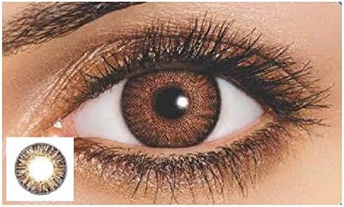 New Look Eyes Multi-Color Contact Lenses Eyes Cute Colored Charm and Attractive Blends Cosmetic Makeup Eye Shadow (Amethyst)