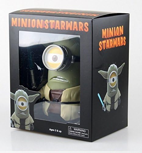 9โ/23cm Large Size New Animation Despicable Me Minions Cosplay Star Wars Yoda 3D-Eyes Action Figure Deluxe Collectible PVC Kids Toy Gift - Retail Box