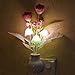 Gilroy Tulip Flower LED Night Light Soft Romantic Sensor Lamp for Home Decor